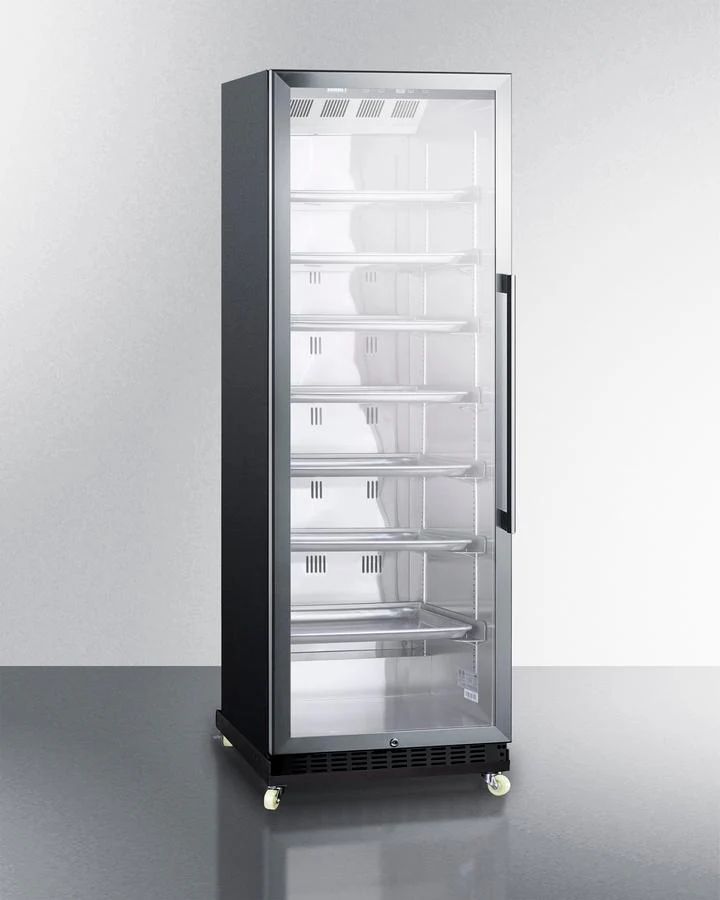 Summit SCR1401LHRI 24" Wide Mini Reach-in Beverage Center With Dolly - Image 2