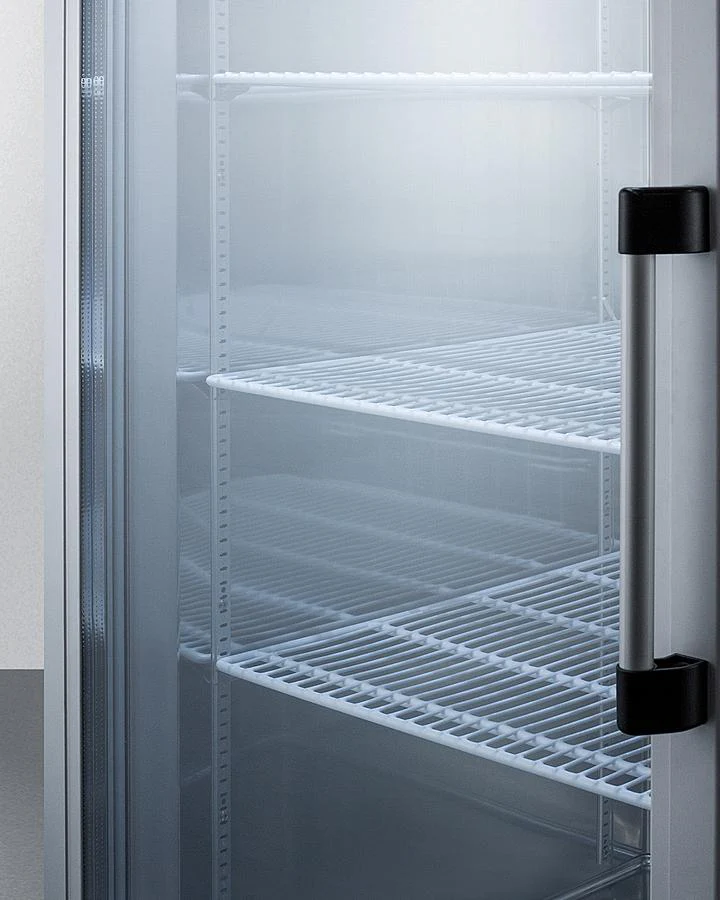 Summit SCR23SSGLH 23 CU.FT. Reach-in Refrigerator - Image 4
