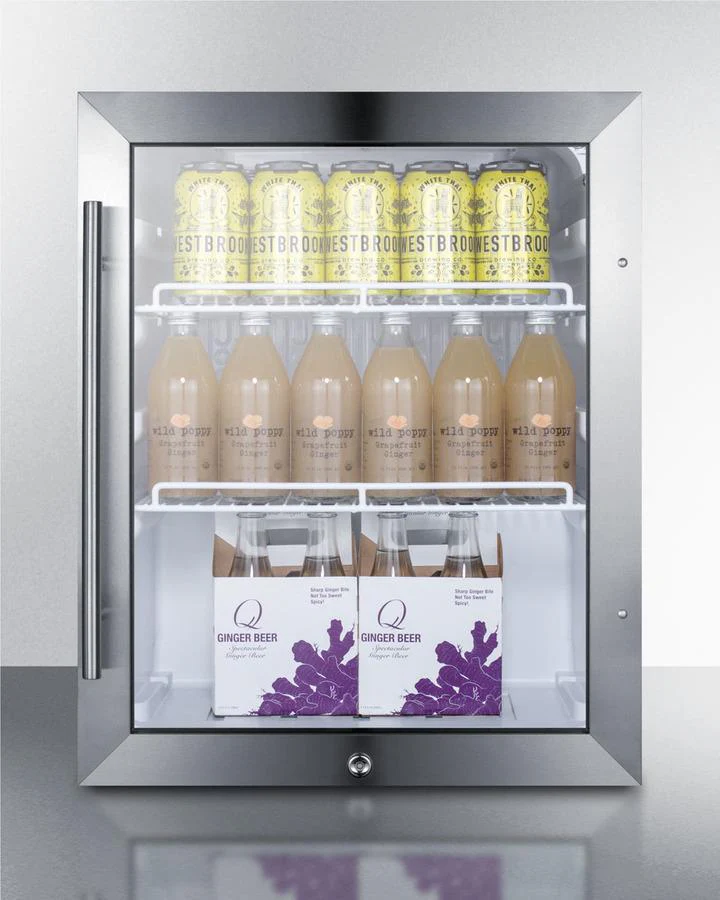 Summit SCR314LCSS Compact Beverage Center - Image 2