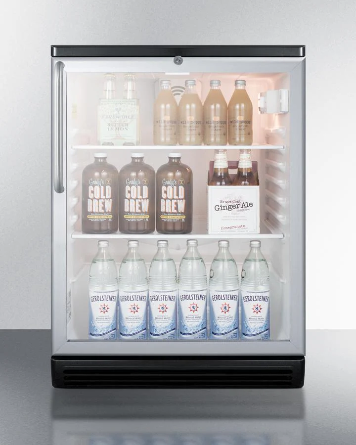 Summit SCR600BGLTB 24" Wide Beverage Center - Image 2