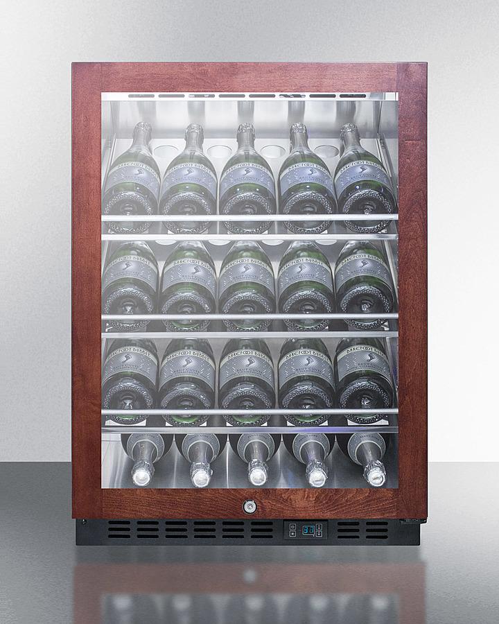 Summit SCR610BLCHPNR 24" Wide Single Zone Built-in Commercial Wine Cellar - Image 2