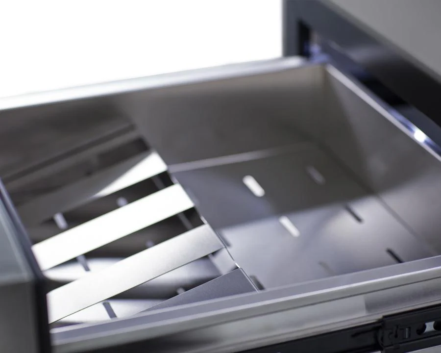Summit SCR615TDCSS 24" Wide Built-in Commercial Beverage Refrigerator With Top Drawer - Image 10