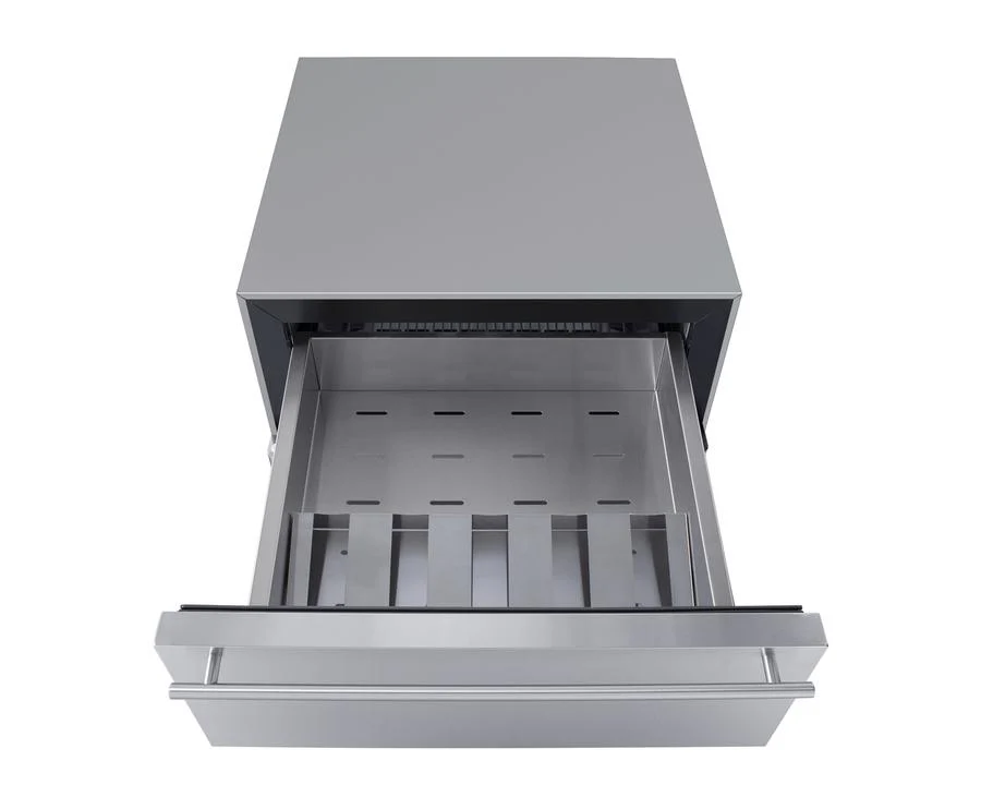 Summit SCR615TDCSS 24" Wide Built-in Commercial Beverage Refrigerator With Top Drawer - Image 8