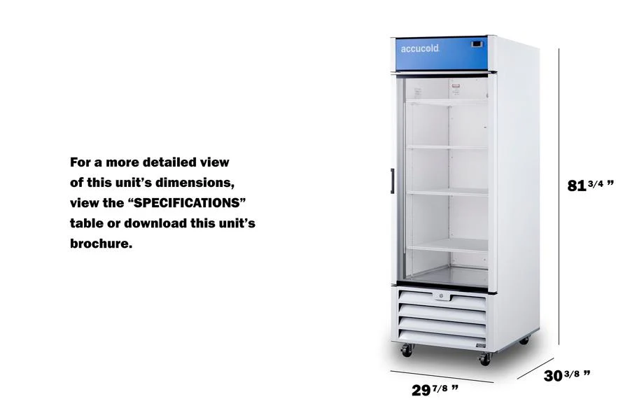 Summit SCRR261G 30" Wide Commercial Beverage Refrigerator - Image 2