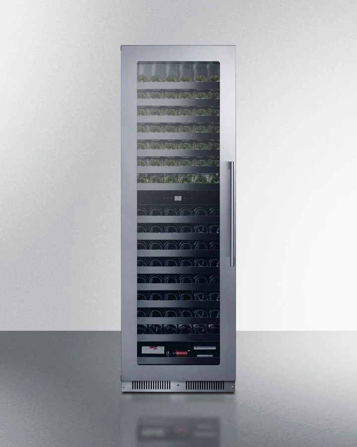 Summit SDHWC98LHD 24" Wide Dual Zone Wine Cellar - Image 4