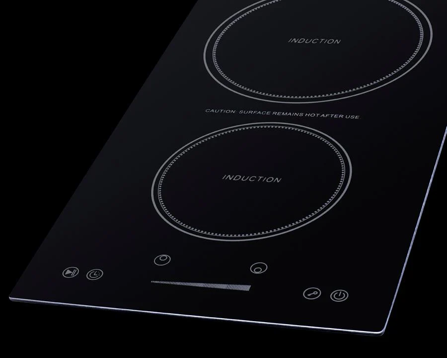 Summit SINCH115V2B 12" Wide 115v 2-zone Induction Cooktop With Safety Shutoff - Image 2