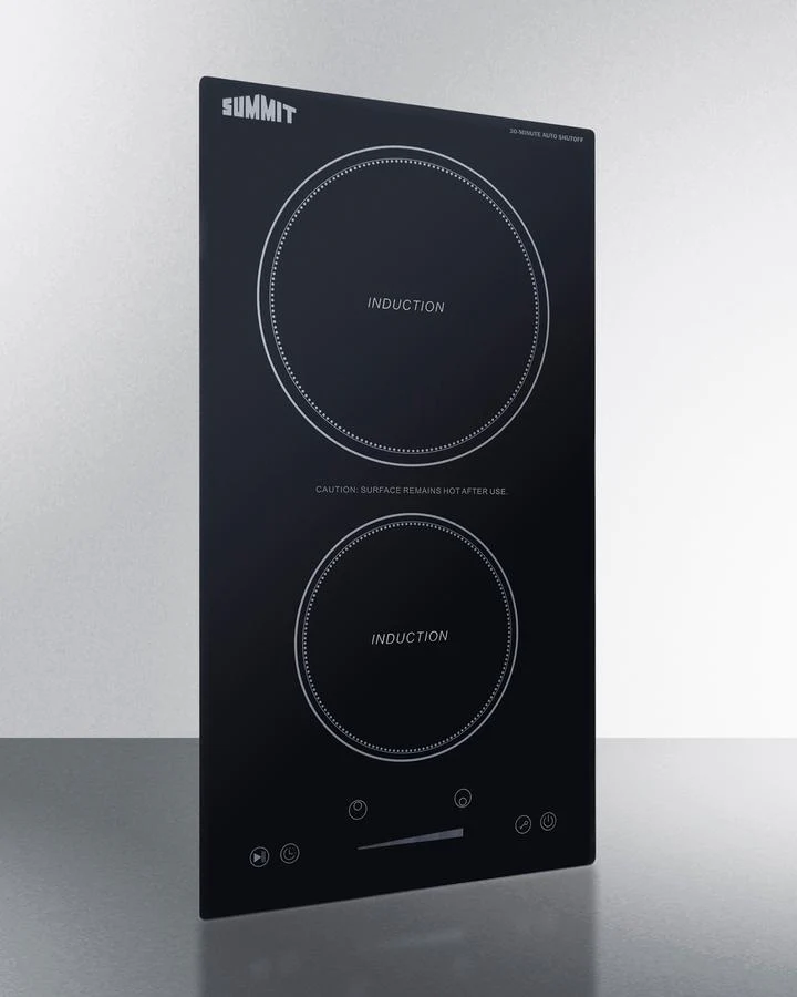Summit SINCH115V2B 12" Wide 115v 2-zone Induction Cooktop With Safety Shutoff - Image 7