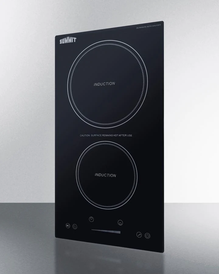 Summit SINCH115V2B 12" Wide 115v 2-zone Induction Cooktop With Safety Shutoff - Image 8