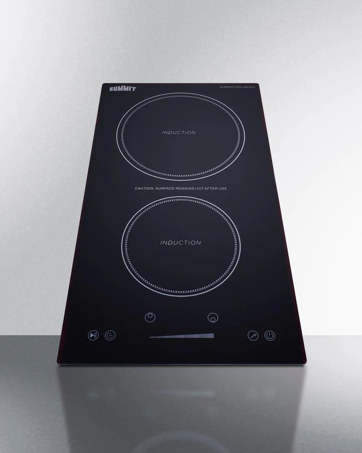 Summit SINCH115V2B 12" Wide 115v 2-zone Induction Cooktop With Safety Shutoff - Image 9