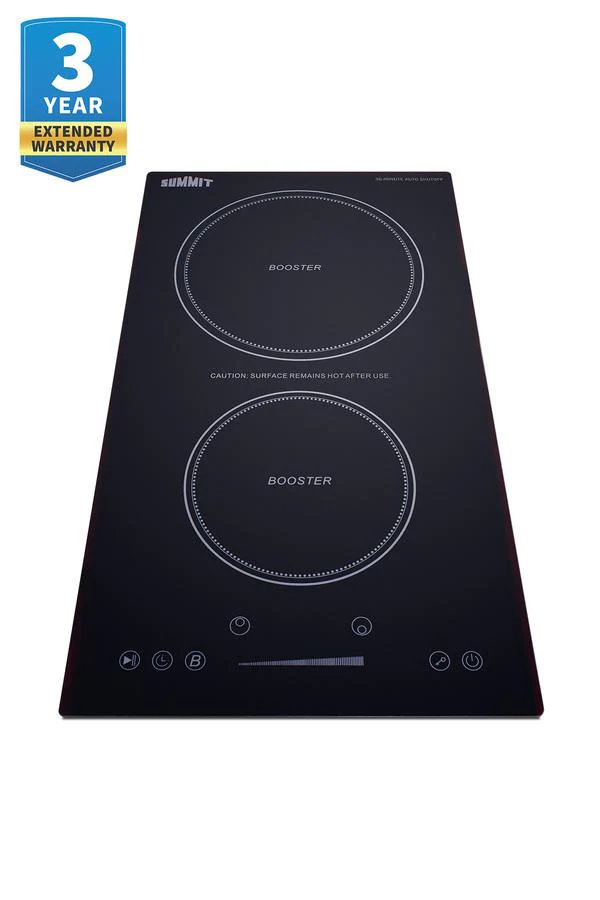 Summit SINCH230V2B 12" Wide 208-240v 2-zone Induction Cooktop With Safety Shutoff - Image 6
