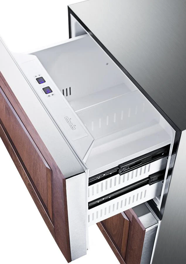 Summit SPRF2D5PNR 24" Wide Panel-ready 2-drawer Refrigerator-freezer (panel Not Included) - Image 5
