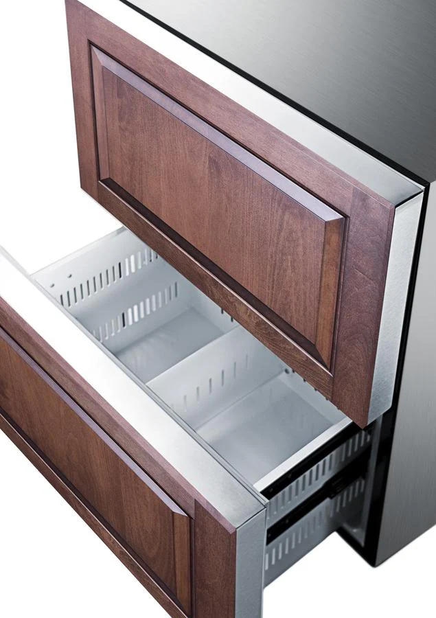 Summit SPRF2D5PNR 24" Wide Panel-ready 2-drawer Refrigerator-freezer (panel Not Included) - Image 6