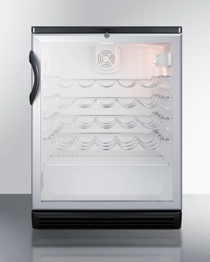 Summit SWC6GBLBI 24" Wide Built-in Wine Cellar - Image 2