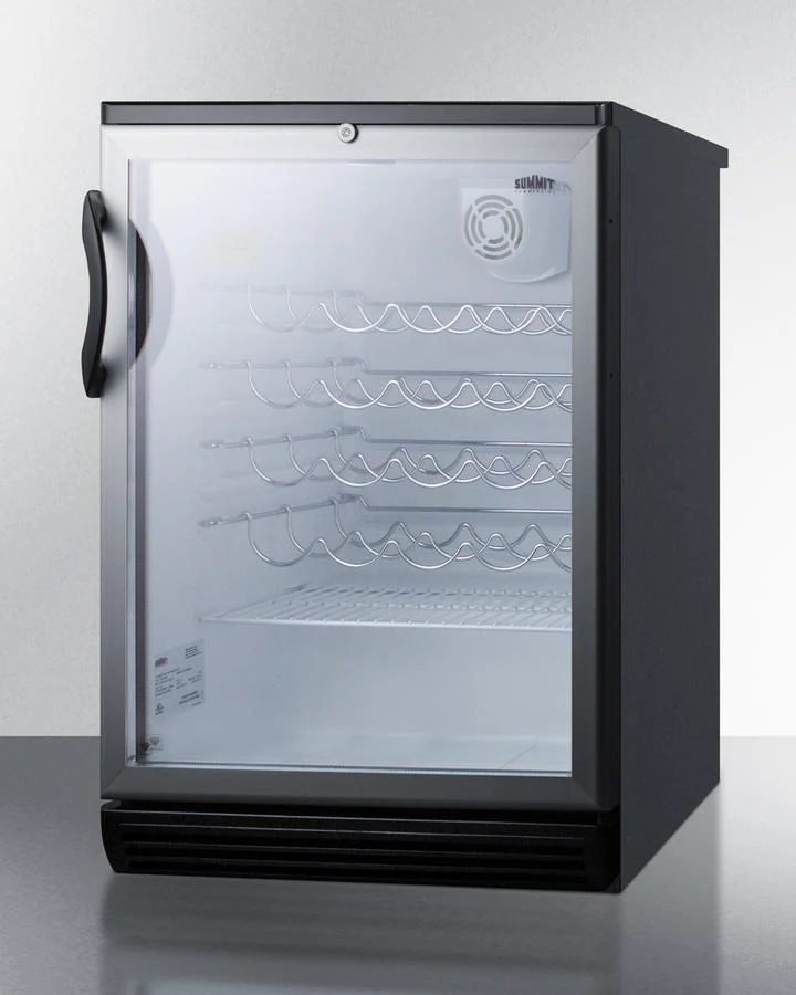 Summit SWC6GBLBI 24" Wide Built-in Wine Cellar - Image 4