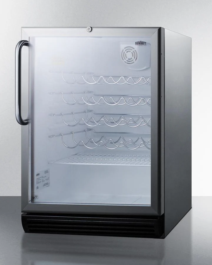 Summit SWC6GBLCSS 24" Wide Built-in Wine Cellar - Image 3