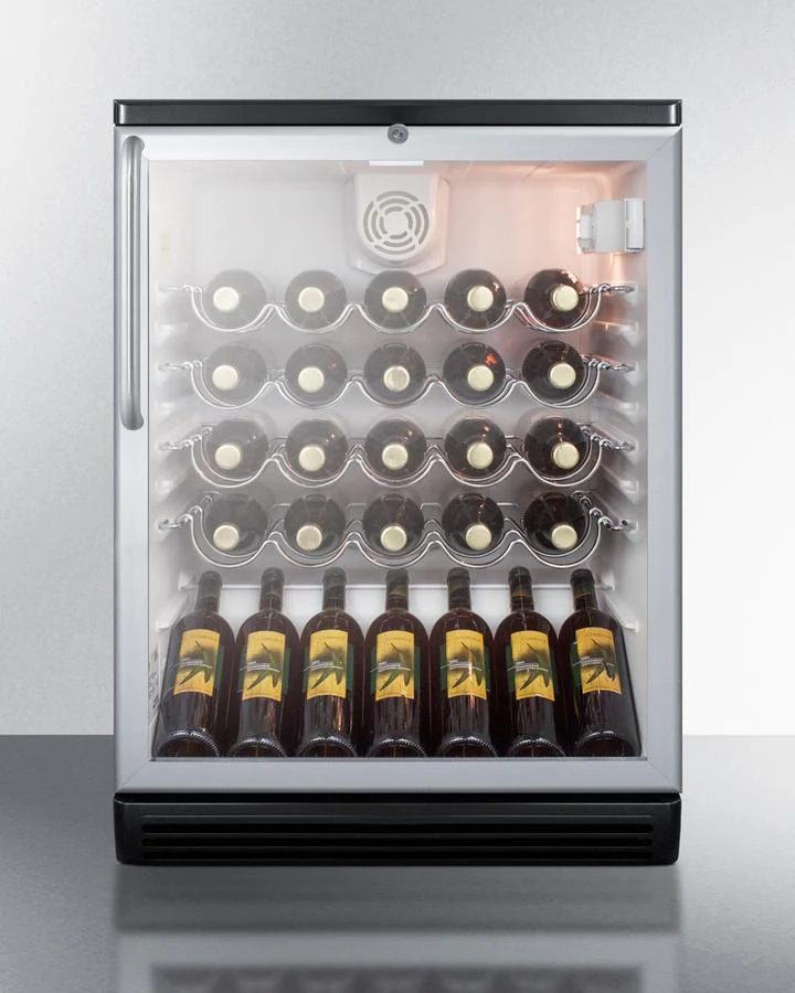 Summit SWC6GBLTB 24" Wide Wine Cellar - Image 3
