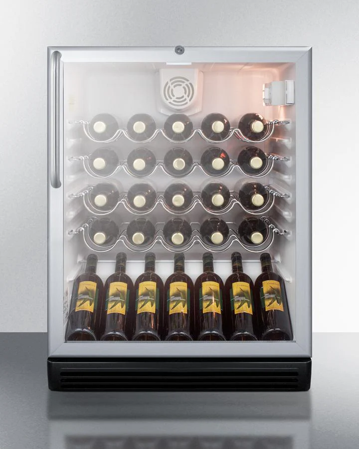 Summit SWC6GBLTBADA 24" Wide Wine Cellar, ADA Compliant - Image 2