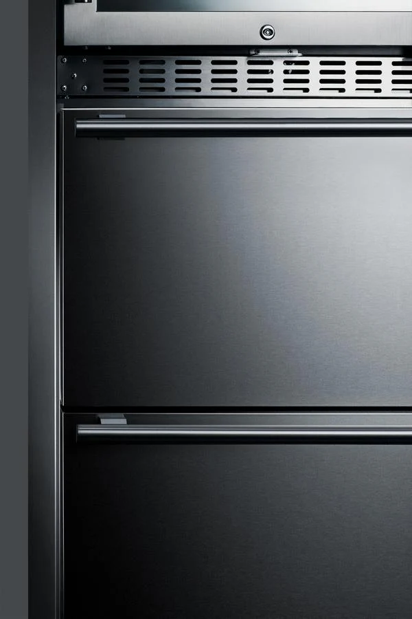 Summit SWCDAF24 24" Wide Combination Dual-zone Wine Cellar and 2-drawer All-freezer - Image 10