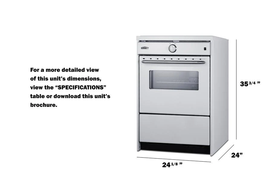 Summit WEM665W 24" Wide Induction Range - Image 13