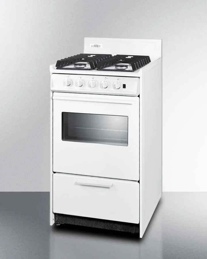 Summit WTM1107ISW 20" Wide Gas Range, Sealed Burners - Image 4
