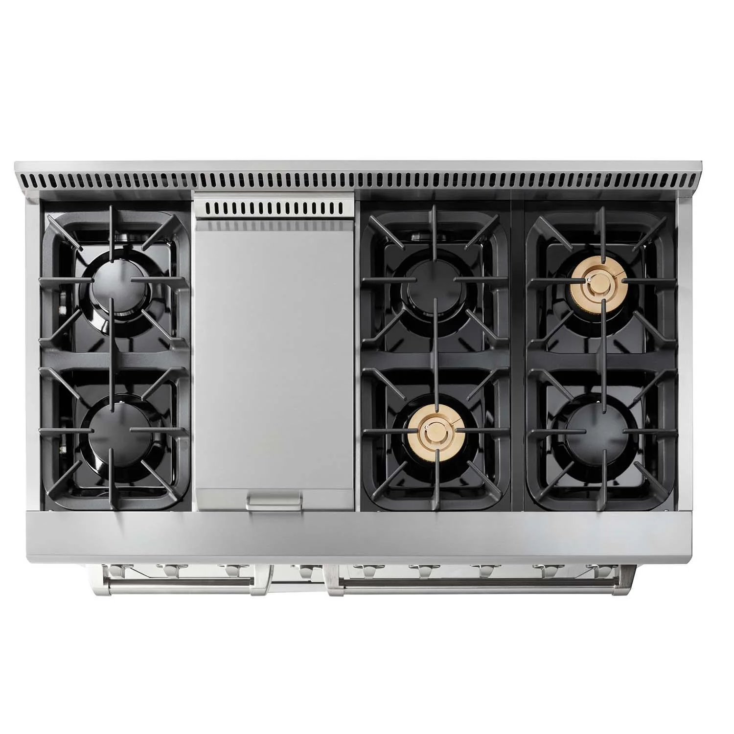 HRD4803U Thor Kitchen 48 Inch Dual Fuel Range In Stainless Steel - Professional - Image 8
