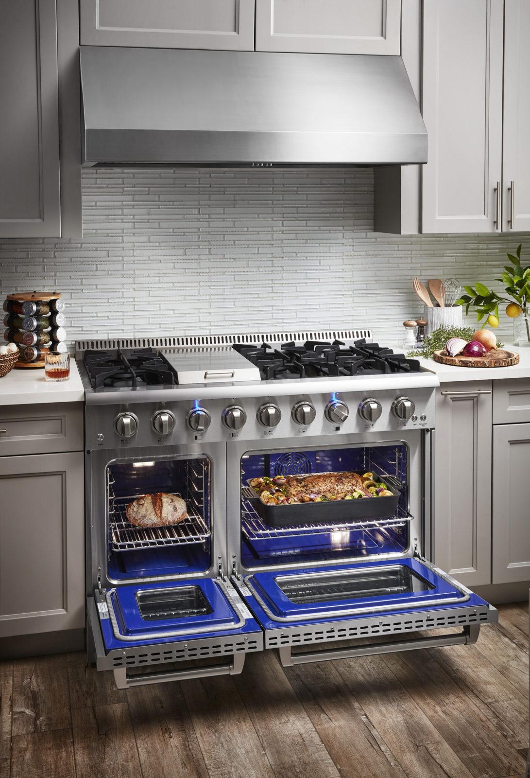 HRD4803ULP Thor Kitchen 48 Inch Professional Dual Fuel Range In Stainless Steel - Image 3
