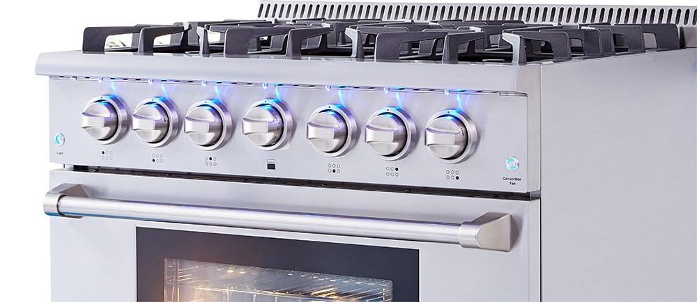 HRG3618ULP Thor Kitchen 36-inch Professional Liquid Propane Range - Image 12
