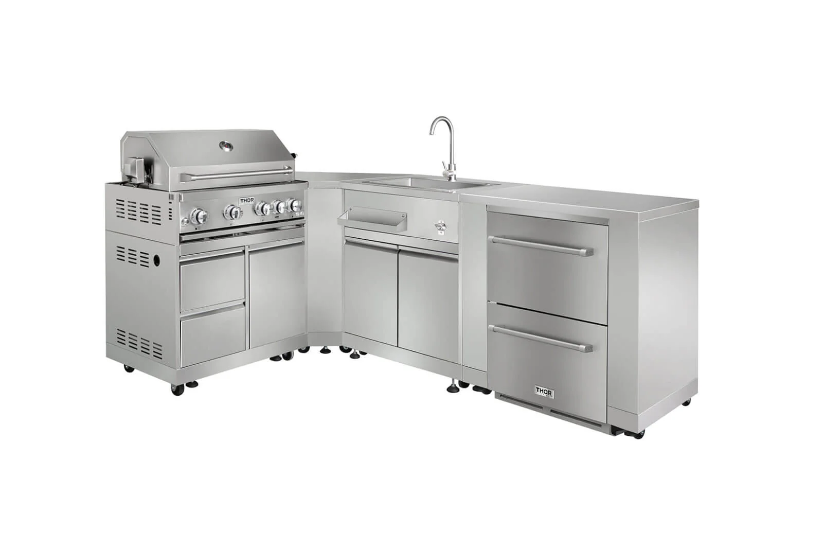 MK03SS304 Thor Kitchen Outdoor Kitchen BBQ Grill Cabinet In Stainless Steel - Image 5