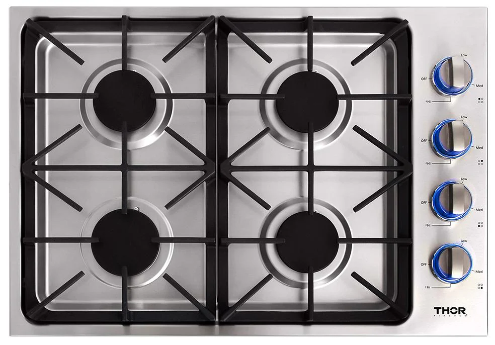 TGC3001 Thor Kitchen 30-inch Professional Drop-in Gas Cooktop - Image 2