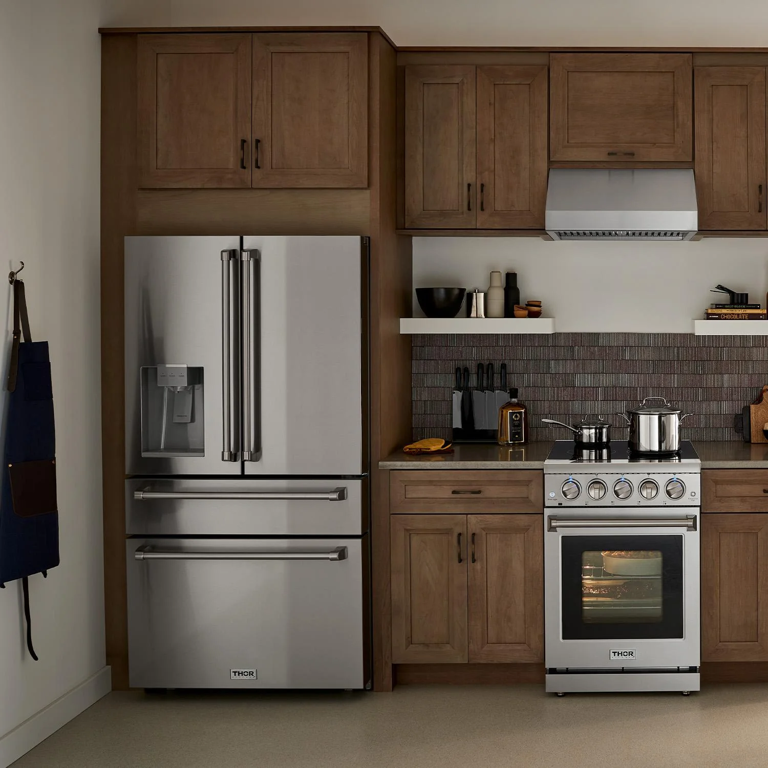 TRF3601FD Thor Kitchen 36 Inch Professional French Door Refrigerator With Ice and Water Dispenser - Model Trf3601fd - Image 6