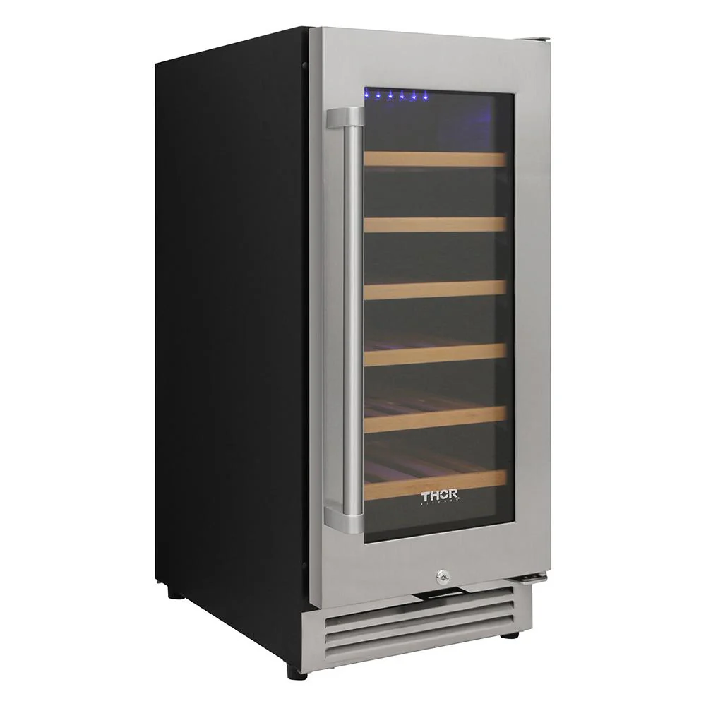 TWC1501 Thor Kitchen 15-inch Single Zone Wine Cooler, 33 Wine Bottle Capacity - Model Twc1501 - Image 4