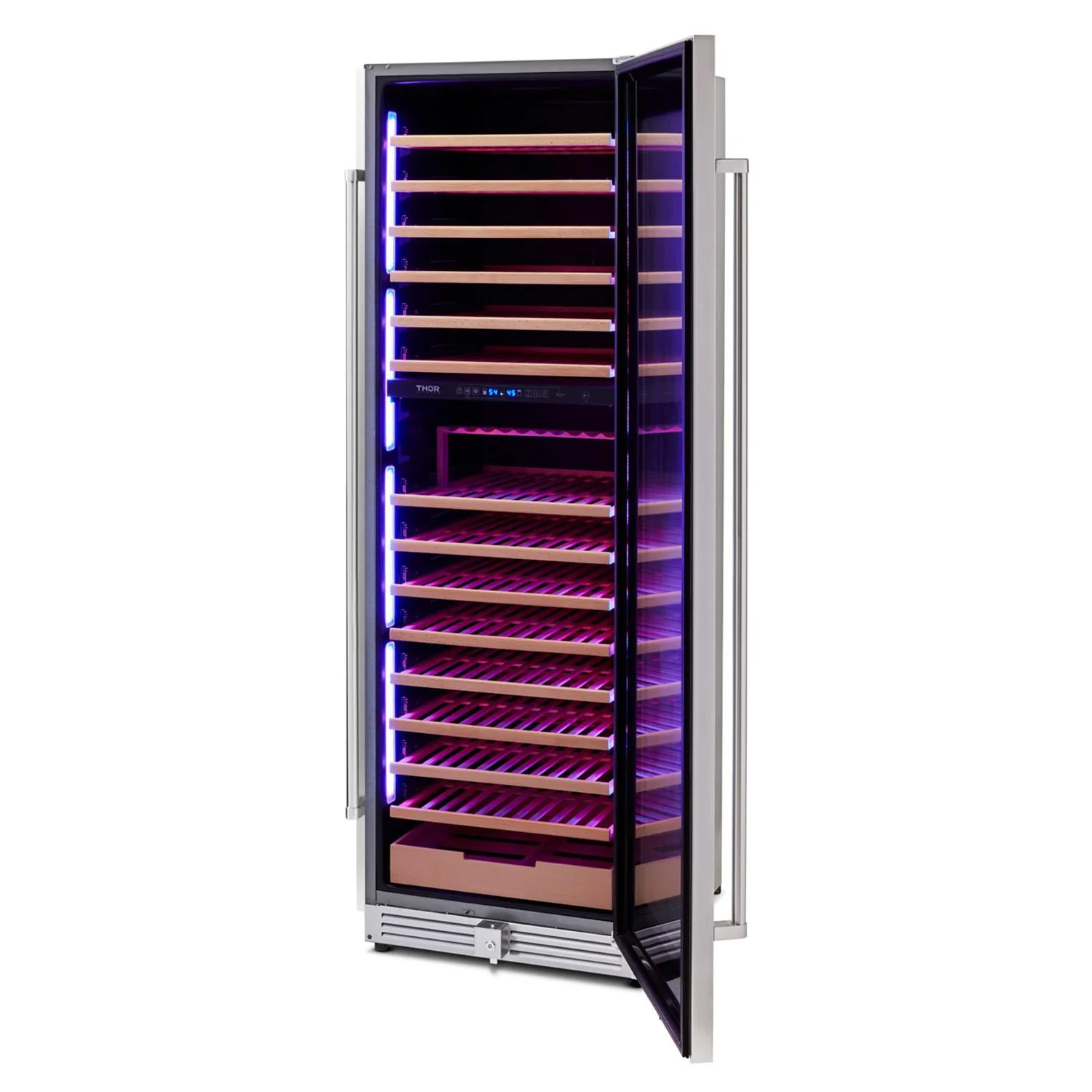 Thor Kitchen TWC2403DI 24 Inch Dual Zone Wine Cooler, 162 Wine Bottle Capacity - Image 12