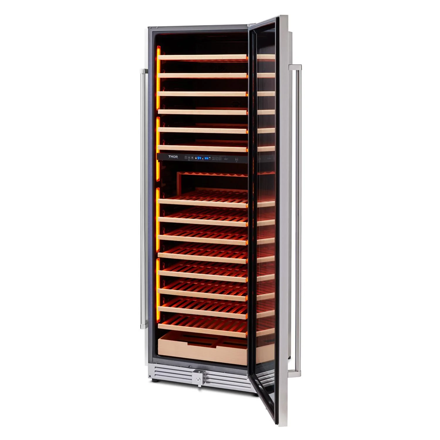 Thor Kitchen TWC2403DI 24 Inch Dual Zone Wine Cooler, 162 Wine Bottle Capacity - Image 2