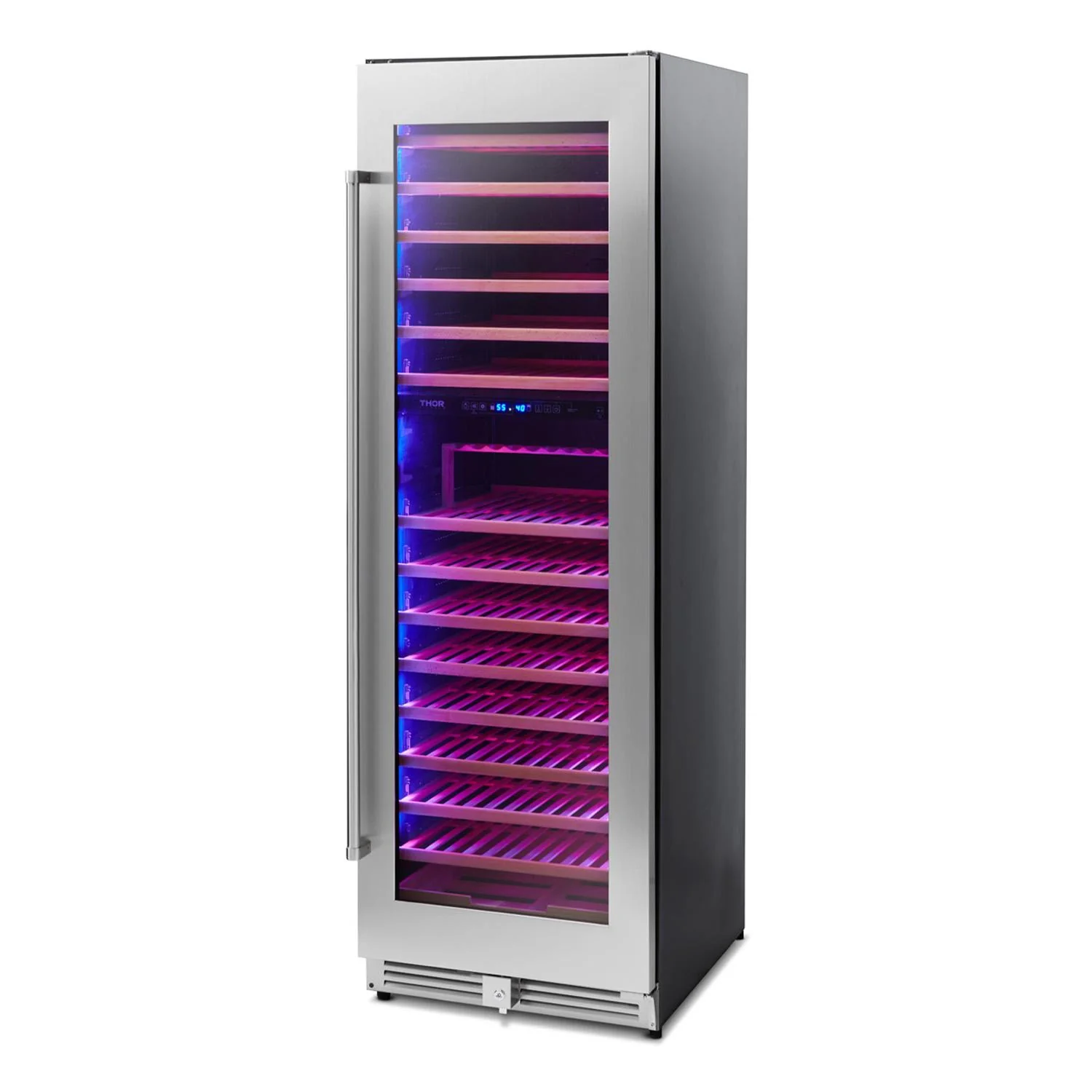 Thor Kitchen TWC2403DI 24 Inch Dual Zone Wine Cooler, 162 Wine Bottle Capacity - Image 9