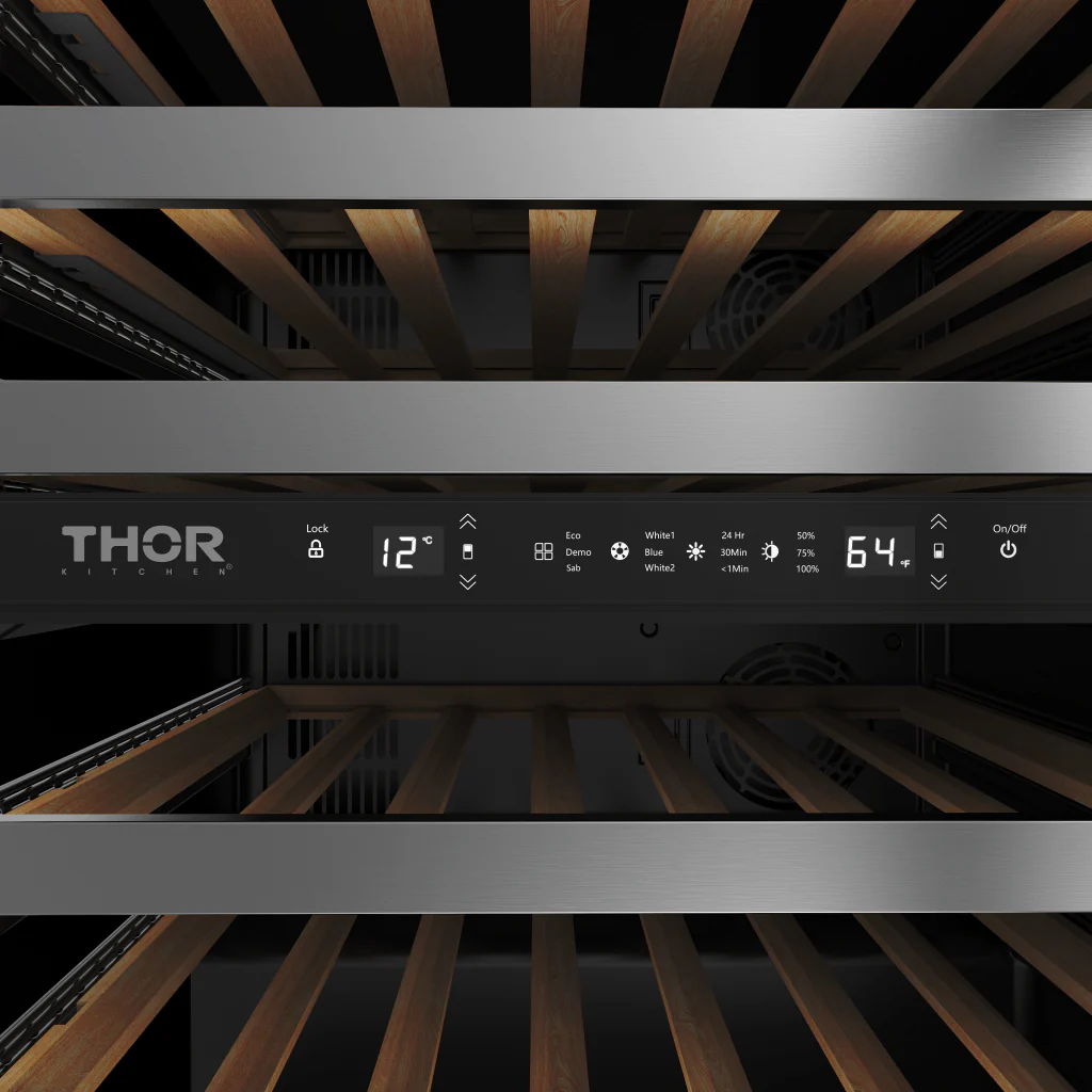 TWC24UD Thor Kitchen 24-inch Undercounter Dual Zone Wine Cooler - Image 10