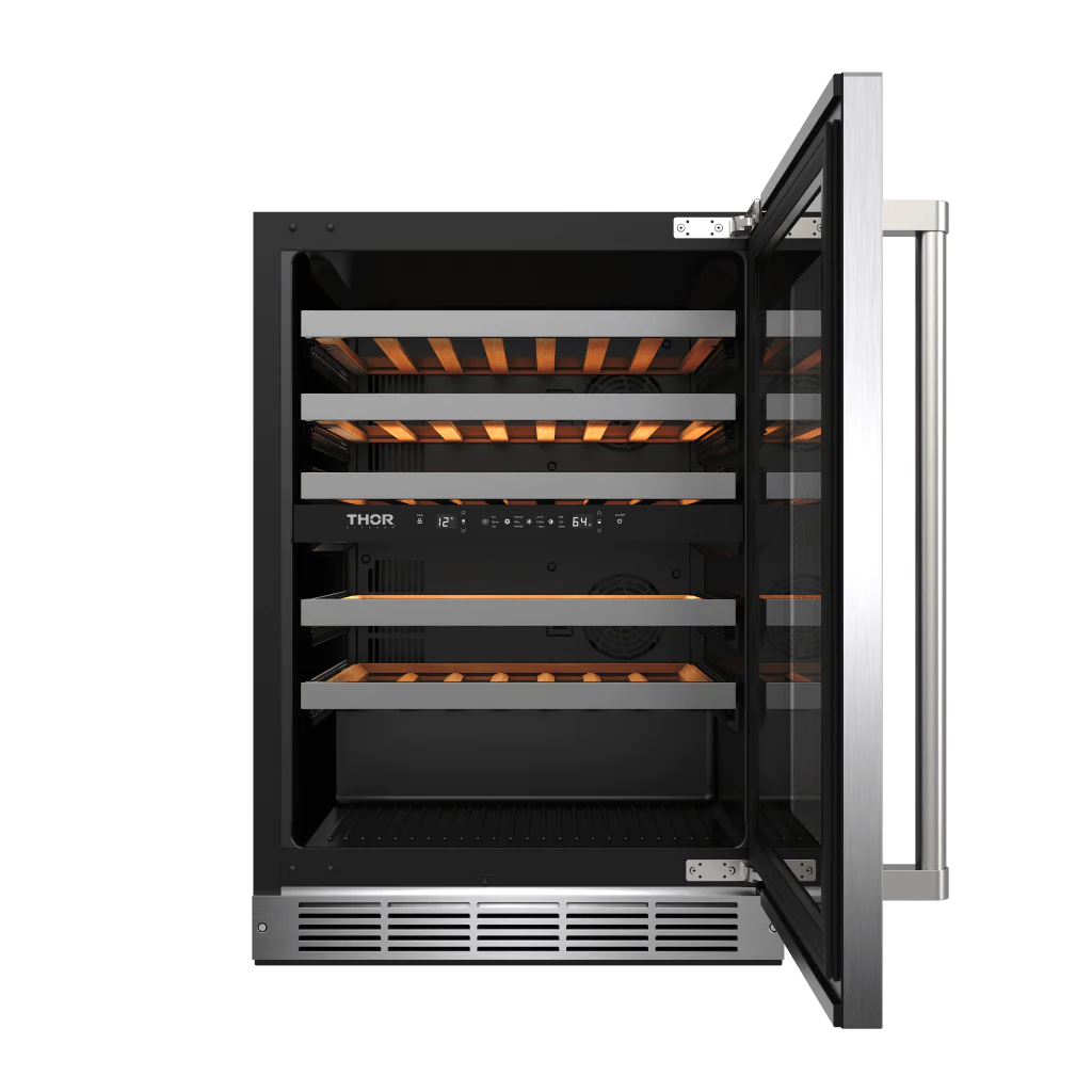 TWC24UD Thor Kitchen 24-inch Undercounter Dual Zone Wine Cooler - Image 4