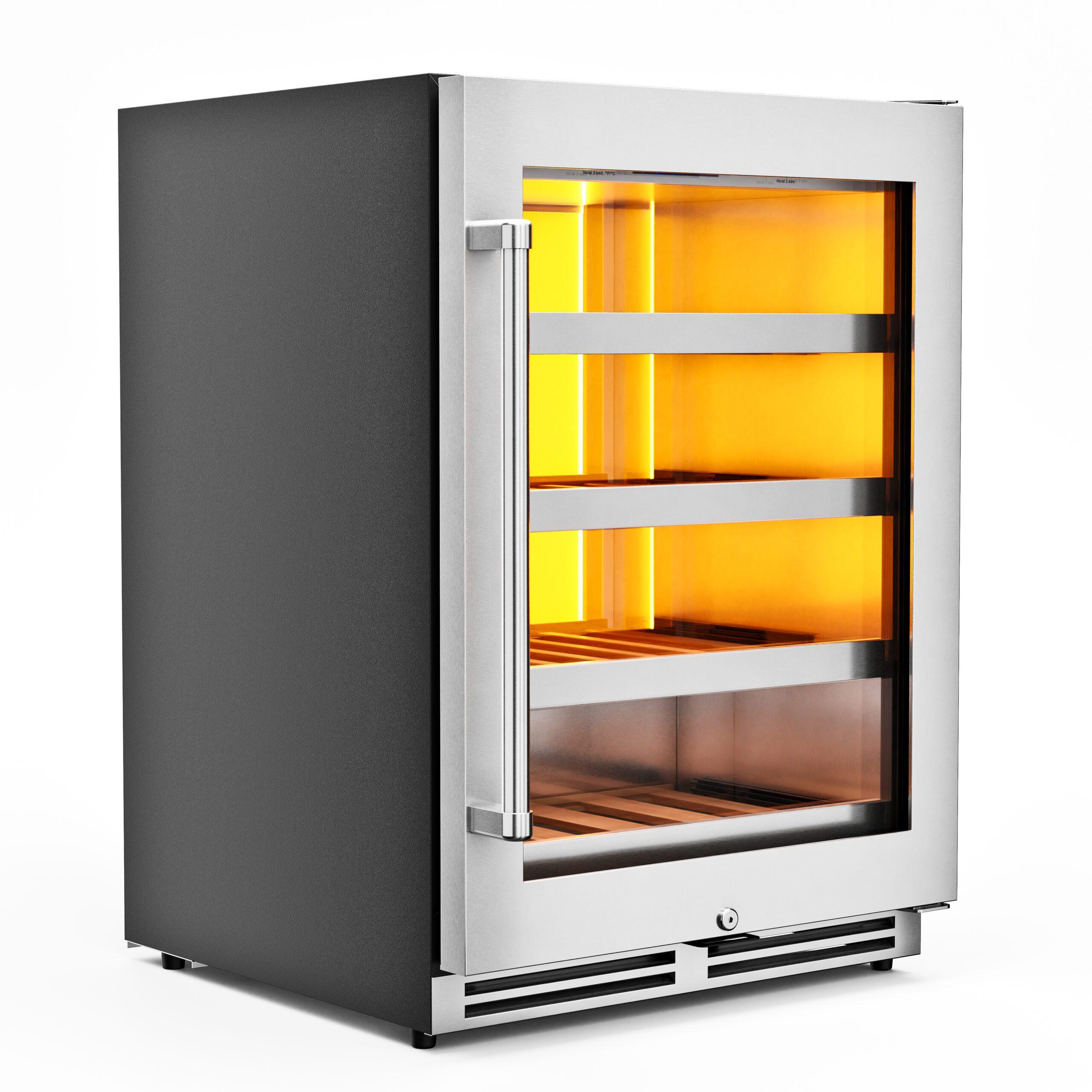 TWC24UL Thor Kitchen 24-inch Single Zone Wine Cooler, 45 Wine Bottle Capacity - Image 2