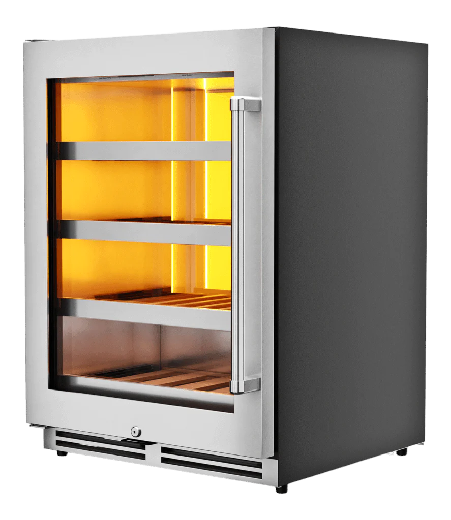 TWC24ULLH Thor Kitchen 24-inch Single Zone Wine Cooler, Left Swing, 45 Wine Bottle Capacity - Image 2