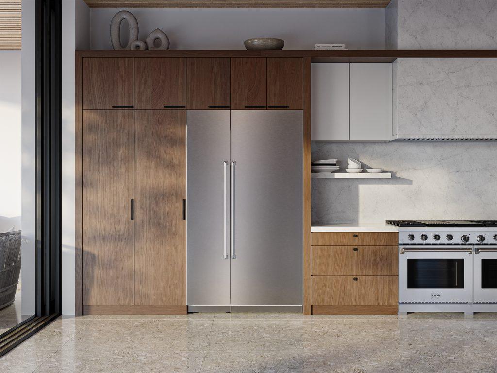 XRF18CFZSS Thor Kitchen 18-inch Built-in Freezer Column, Stainless Steel Panel Ready - Image 9