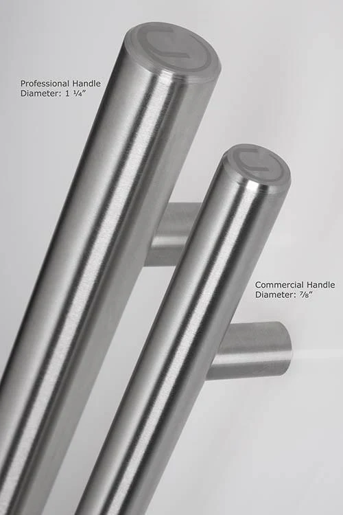 U-Line 805424700 Professional Door Handle Stainless 1-1/4" - Image 2