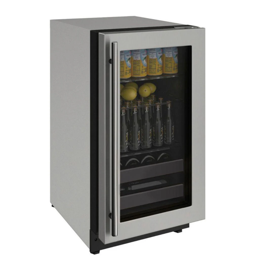 U-Line U2218BEVS00A 2218bev 18" Beverage Center With Stainless Frame Finish and Field Reversible Door Swing (115 V/60 Hz) - Image 2
