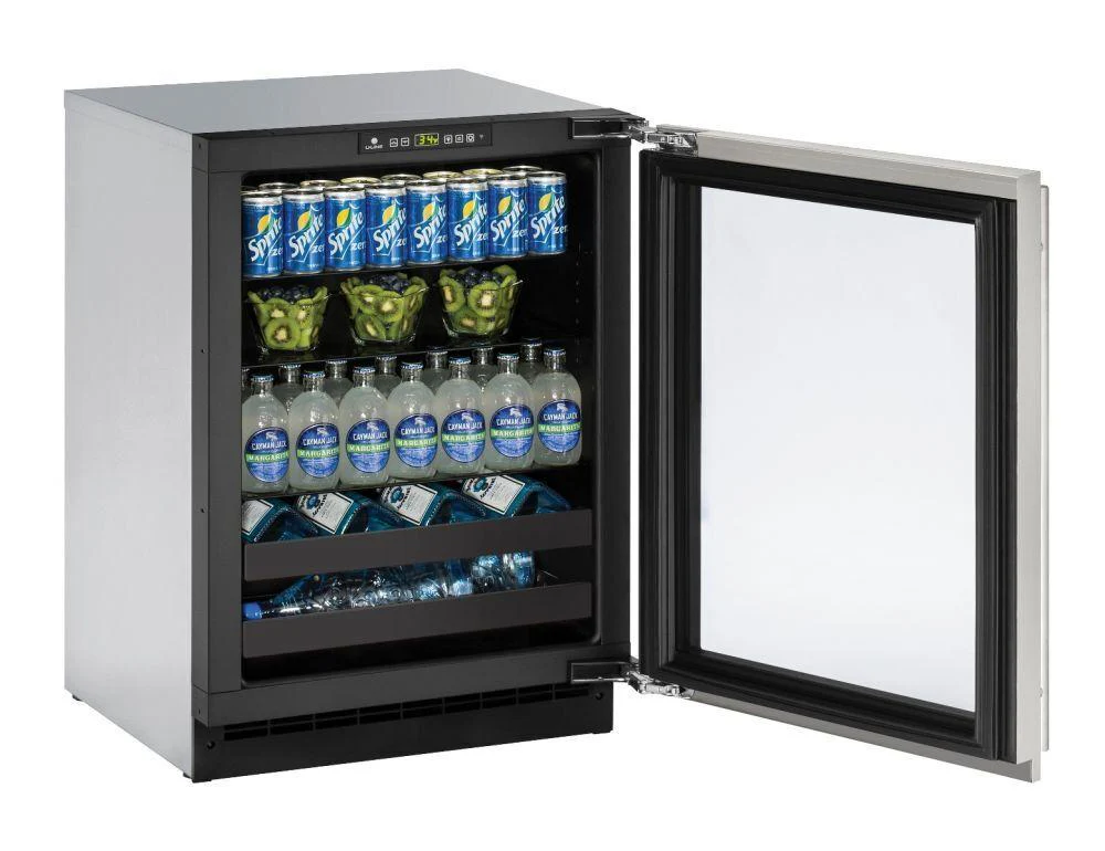 U-Line U2224BEVS00B 2224bev 24" Beverage Center With Stainless Frame Finish and Field Reversible Door Swing (115 V/60 Hz) - Image 4