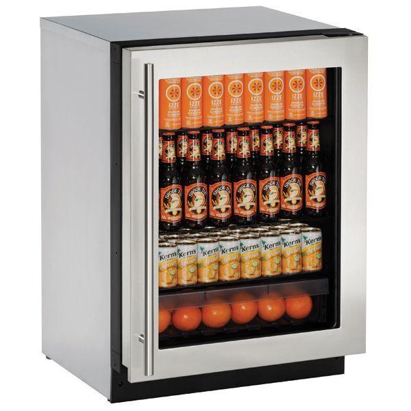 U-Line U2224RGLS15B 2224rgl 24" Refrigerator With Stainless Frame Finish and Lock (115 V/60 Hz) - Image 2
