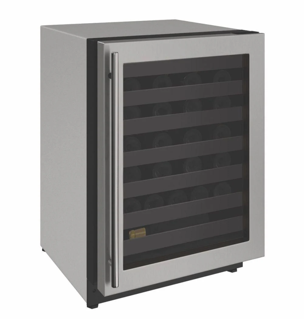 U-Line U2224WCS00A 2224wc 24" Wine Refrigerator With Stainless Frame Finish and Field Reversible Door Swing (115 V/60 Hz) - Image 2