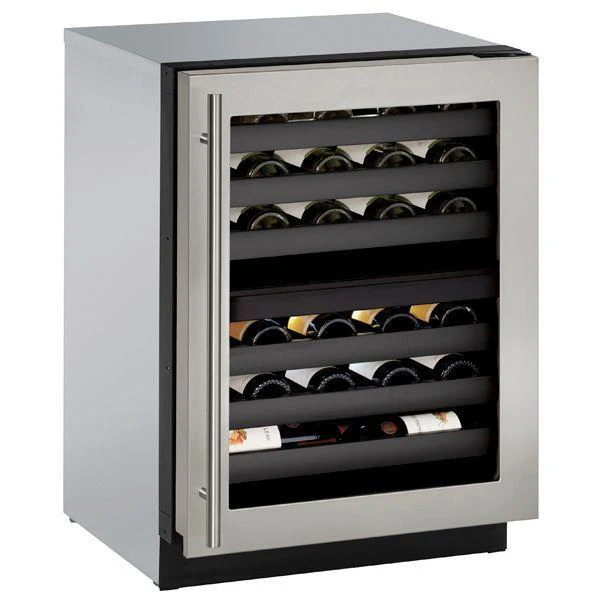 U-Line U3024ZWCS00B 3024zwc 24" Dual-zone Wine Refrigerator With Stainless Frame Finish and Field Reversible Door Swing (115 V/60 Hz Volts /60 Hz Hz) - Image 3