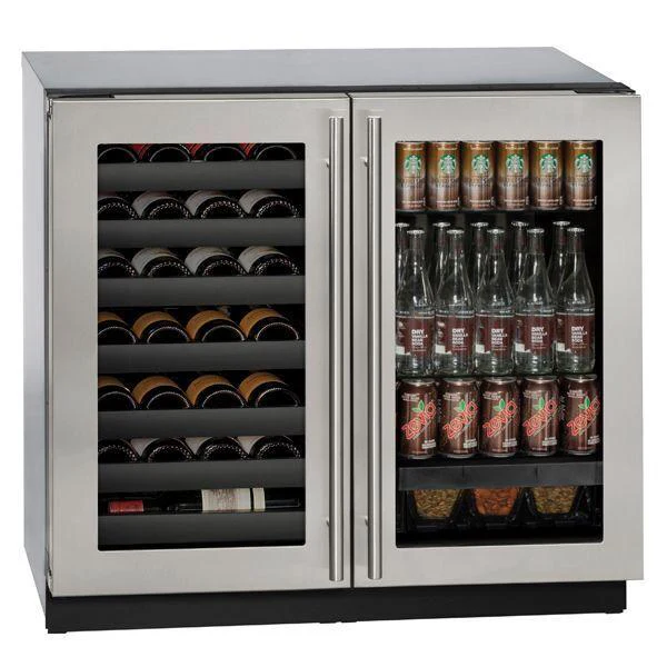 U-Line U3036BVWCS00B 3036bvwc 36" Beverage Center With Stainless Frame Finish (115 V/60 Hz) - Image 2