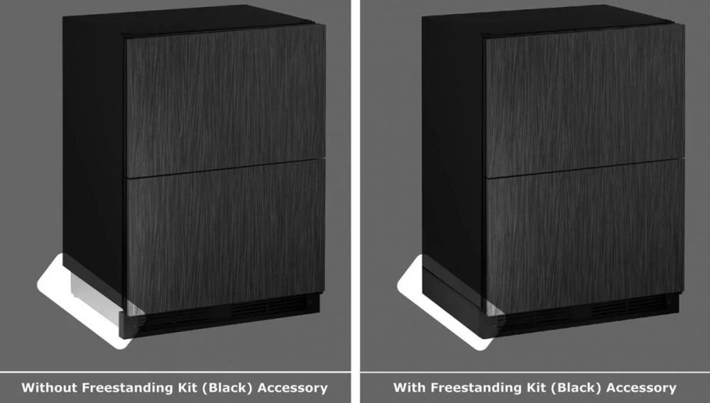 U-Line UFSKB Free Standing Kit 24" Black 1k - Image 2