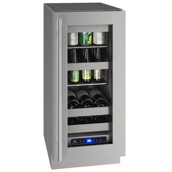 U-Line UHBV515SG01A Hbv515 15" Beverage Center With Stainless Frame Finish and Field Reversible Door Swing (115 V/60 Hz) - Image 2