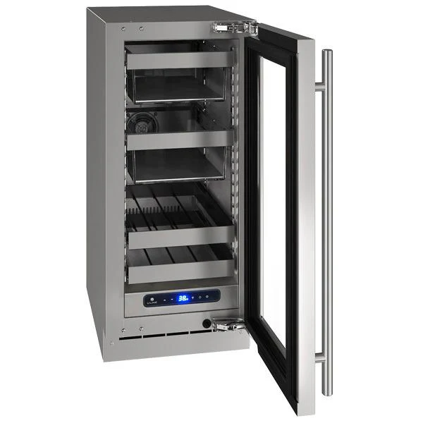 U-Line UHBV515SG01A Hbv515 15" Beverage Center With Stainless Frame Finish and Field Reversible Door Swing (115 V/60 Hz) - Image 3