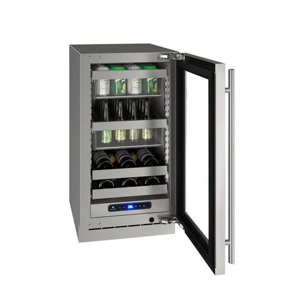 U-Line UHBV518SG41A Hbv518 18" Beverage Center With Stainless Frame Finish and Right-hand Hinge Door Swing and Lock (115 V/60 Hz) - Image 4